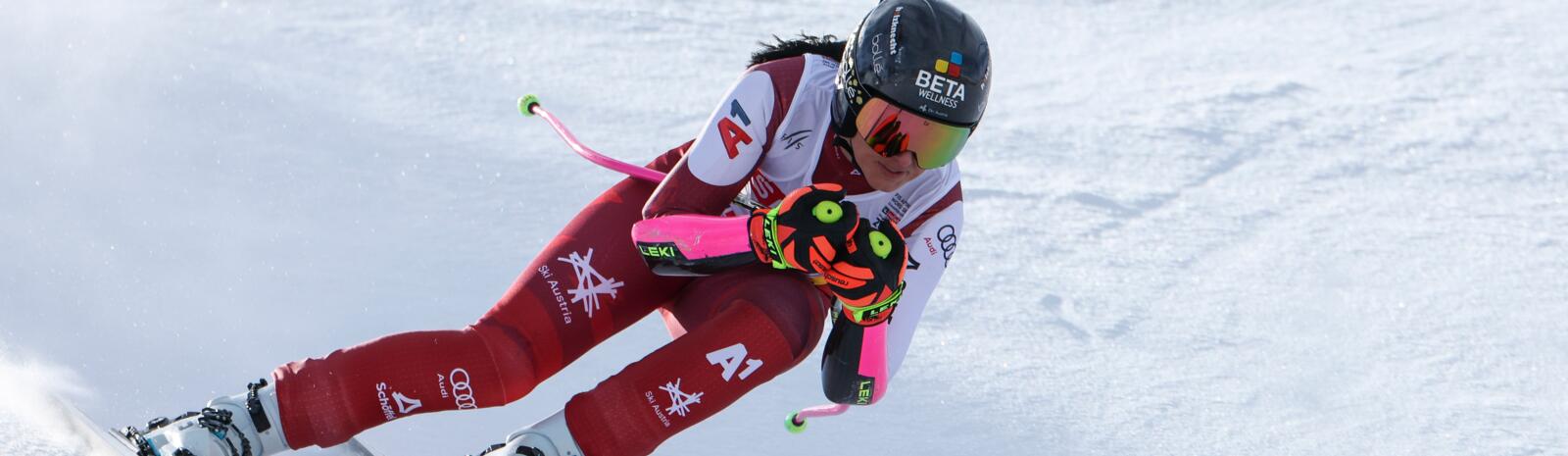 Super G Weltmeisterin 2025 Stephanie Venier | © GEPA Pictures