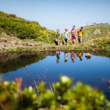 Wandern mit der Familie in Saalbach Hinterglemm | © Klaus Listl