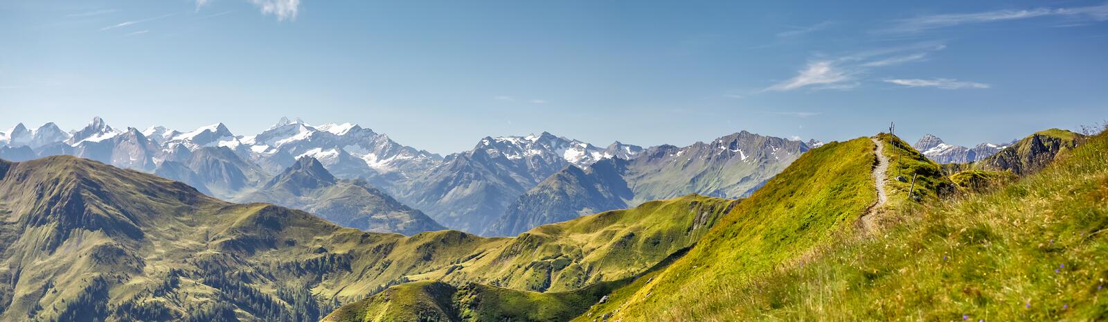 Mountain landscape in Saalbach Hinterglemm in summer | © Christian Wöckinger