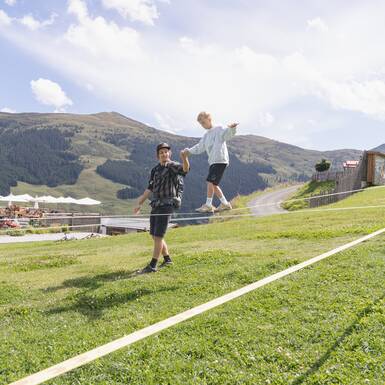 Slackline Parcour | © Karin Pasterer Slackline Parcour | © Karin Pasterer