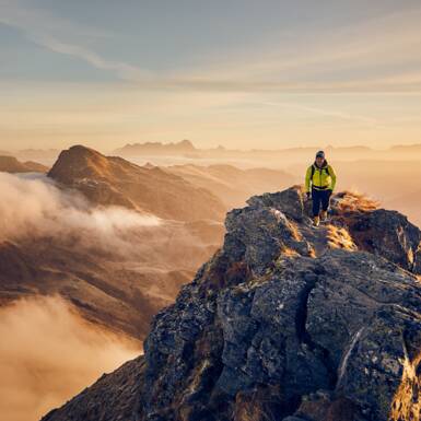 Sportliche Gipfelwanderung in Saalbach Hinterglemm | © Daniel Roos