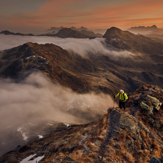 Sportliche Gipfelwanderung in Saalbach Hinterglemm | © Daniel Roos