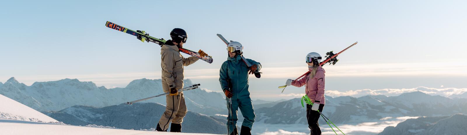 Skiing in Saalbach - getting up early pays off! | © Georg Lindacher