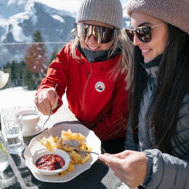 Ein Kaiserschmarrn in perfektem Ambiente | © Georg Lindacher
