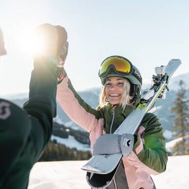 Skifahren in Saalbach Hinterglemm | © Christoph Johann Skifahren in Saalbach Hinterglemm | © Christoph Johann