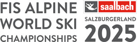 Logo Ski WM 2025 in Saalbach Hinterglemm