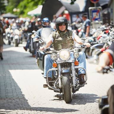 Harley-Spirit im Zentrum von Hinterglemm | © Daniel Roos