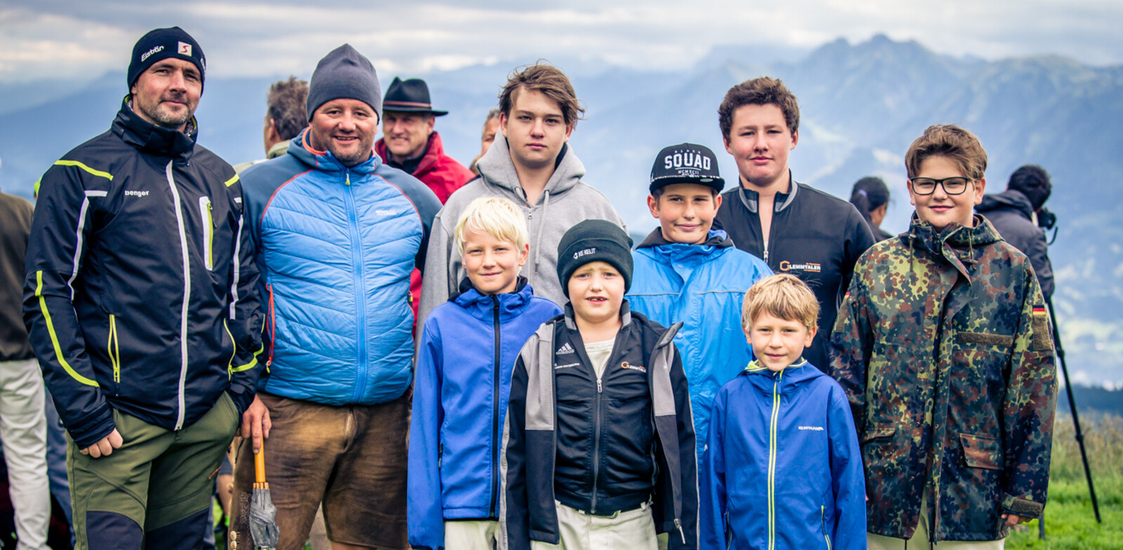 Ranggel-youngsters from Saalbach Hinterglemm with trainer Heli Kendler. | © Edith Danzer